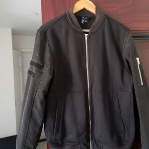 Black zip up sweater